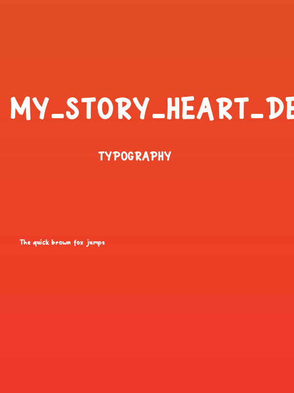 My_Story_Heart_DEMO Poster