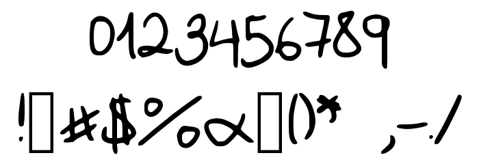 My_font_is_a_handwriting Font OTHER CHARS