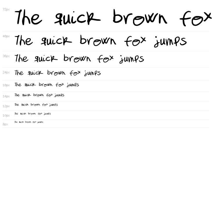 My_font_is_a_handwriting Waterfall