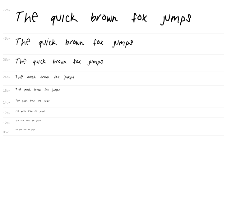 My_handwriting Waterfall