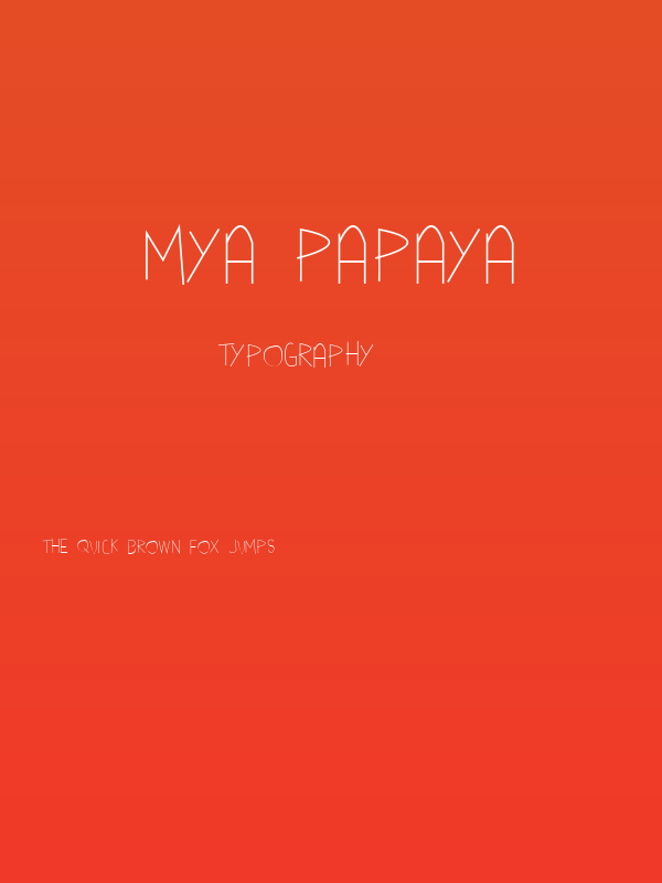 Mya Papaya Poster