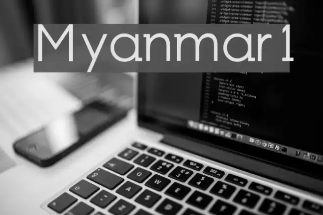 Myanmar1 Font examples