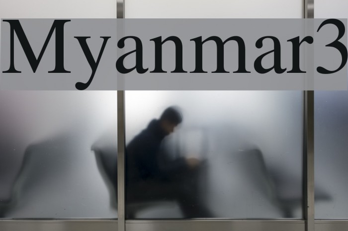 Myanmar3 Font examples