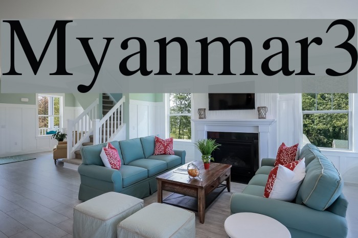 Myanmar3 Font examples