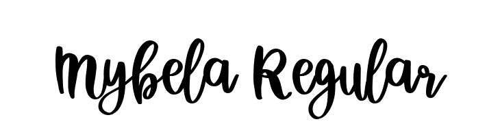 Mybela Regular  Frei Schriftart Herunterladen