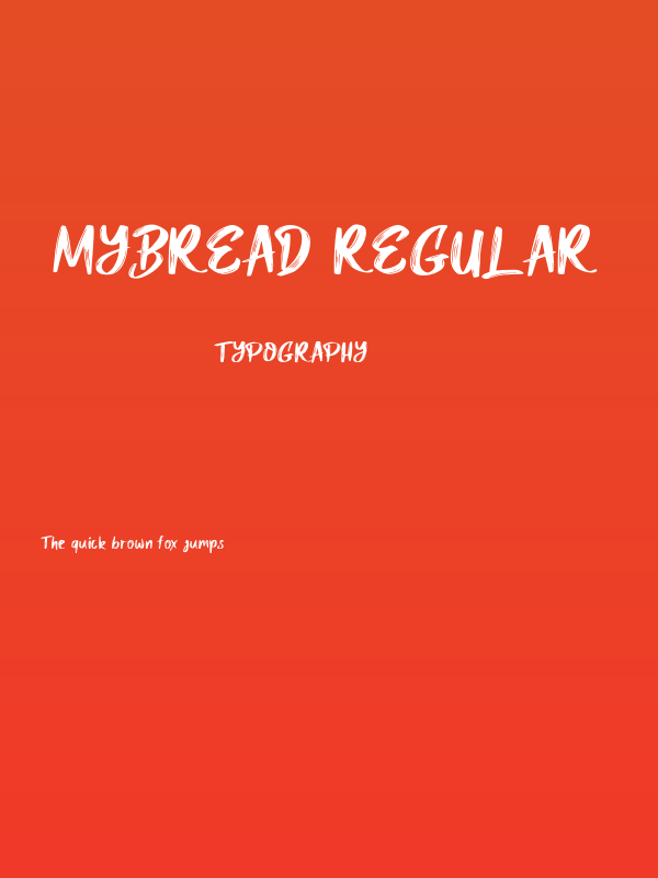 Mybread Regular Poster