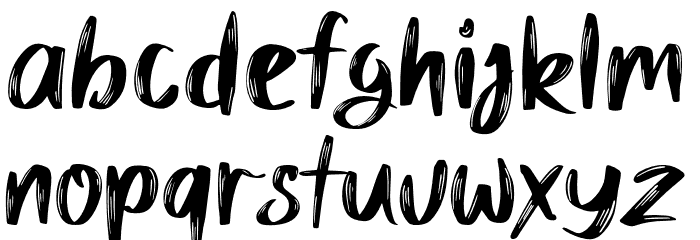 Mybread Regular Font LOWERCASE