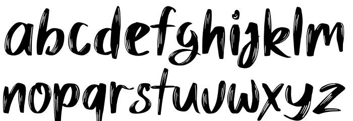 Mybread Regular Font LOWERCASE