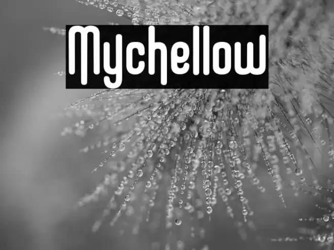 Mychellow Font examples