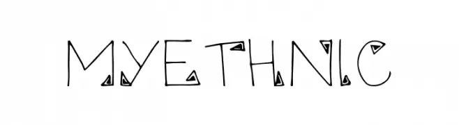 Myethnic  Frei Schriftart Herunterladen
