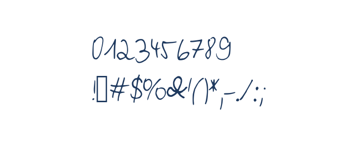 MyfirstHandwriting Other Characters