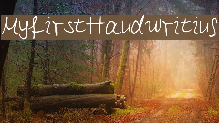 MyfirstHandwriting Example 3