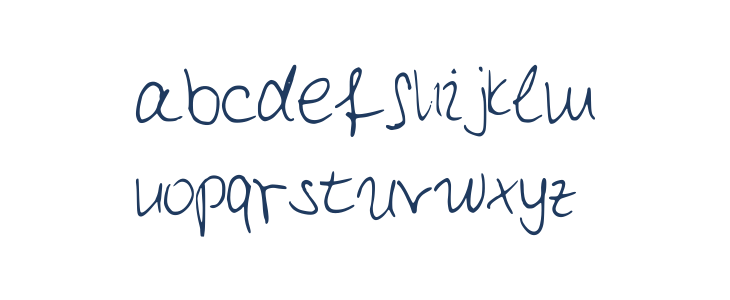 MyfirstHandwriting Lowercase