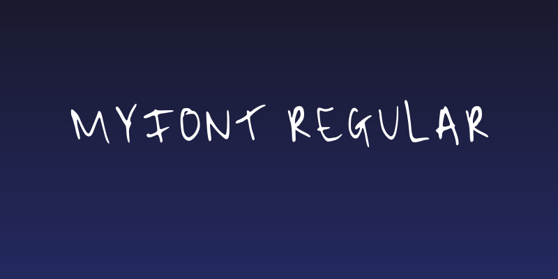 Myfont Regular Social Header