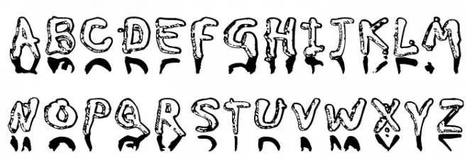Myfont フォント 大文字