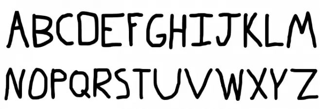 Myfontlucas Regular Font Litere mari