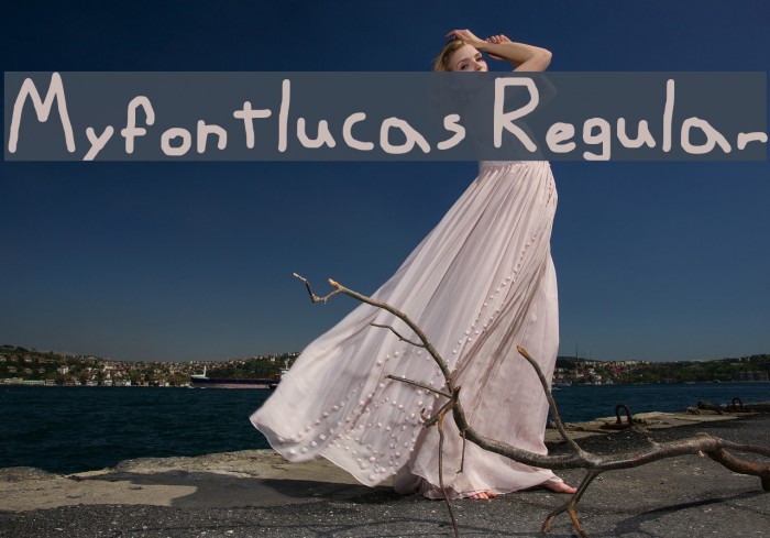 Myfontlucas Regular Font examples