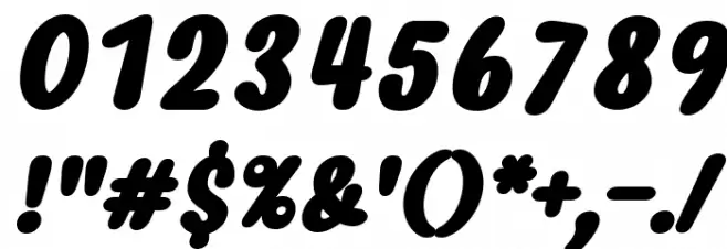 Myfrida Bold Italic Font OTHER CHARS