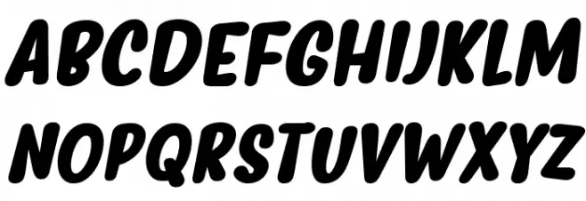 Myfrida Bold Italic Polices MAJUSCULES