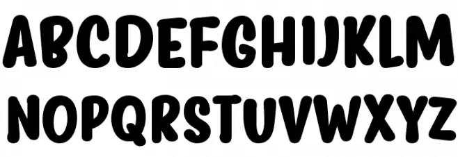Myfrida Bold Schriftart Groß