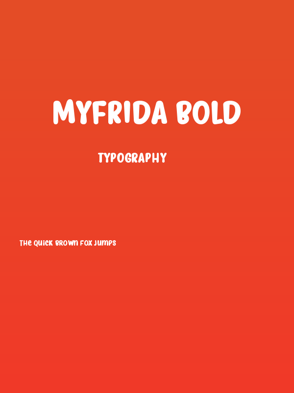 Myfrida Bold Poster
