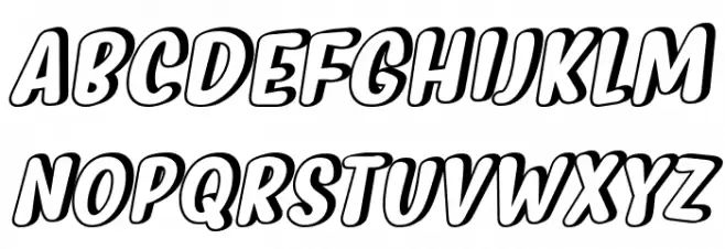 Myfrida Shadow Italic Шрифта ВЕРХНИЙ