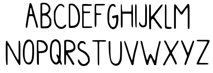 Myhandwriting Regular Font LOWERCASE