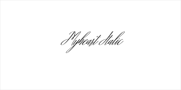 Myheart Italic Logo