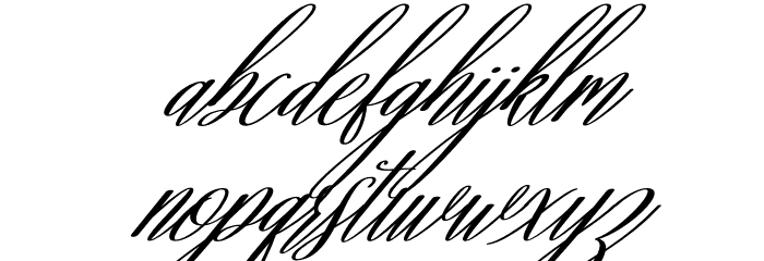 Myheart Italic Font LOWERCASE
