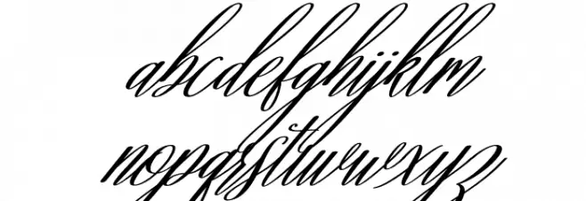 Myheart Italic Polices MINUSCULES