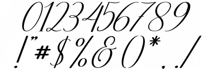 Myheart Font OTHER CHARS