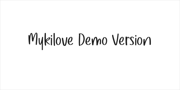 Mykilove Demo Version Logo