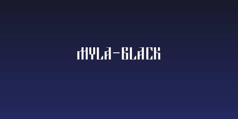 Myla-Black Social Header