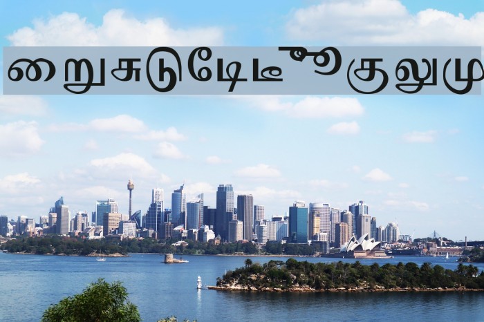 Mylai-Sri Regular Font examples