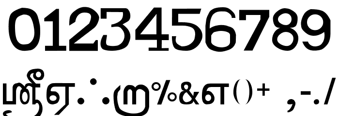 MylaiPlain Font OTHER CHARS