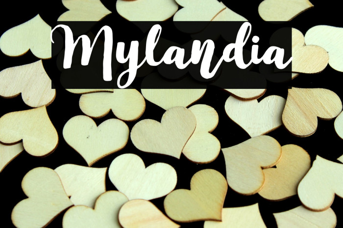 Mylandia Font examples