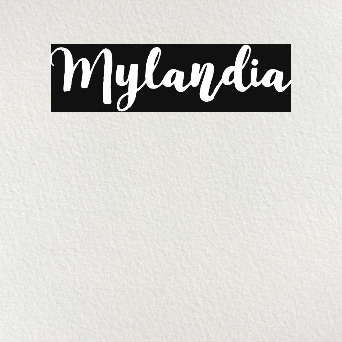Mylandia Font examples