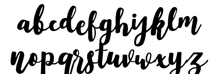 Mylandia Font LOWERCASE