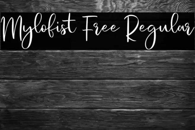 Mylofist Free Regular Font examples