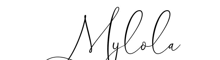 Mylola  Frei Schriftart Herunterladen