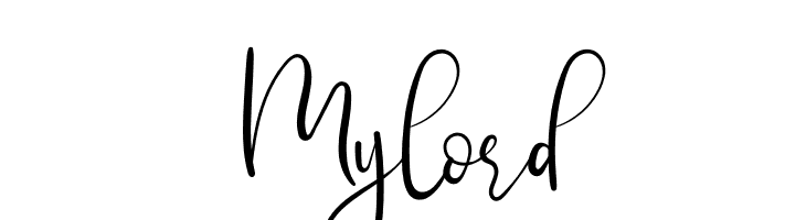 Mylord  Frei Schriftart Herunterladen