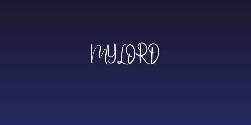 Mylord Social Header