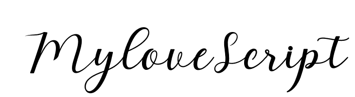 MyloveScript  フリーフォントのダウンロード