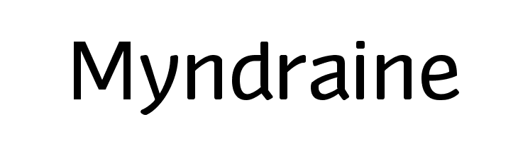 Myndraine Font