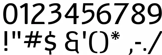 Myndraine Font OTHER CHARS