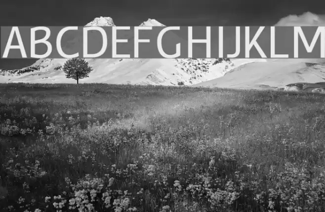 Myndraine Font examples