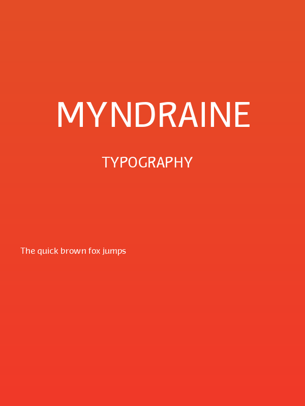 Myndraine Poster