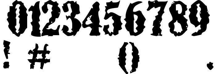 Myopia Font OTHER CHARS