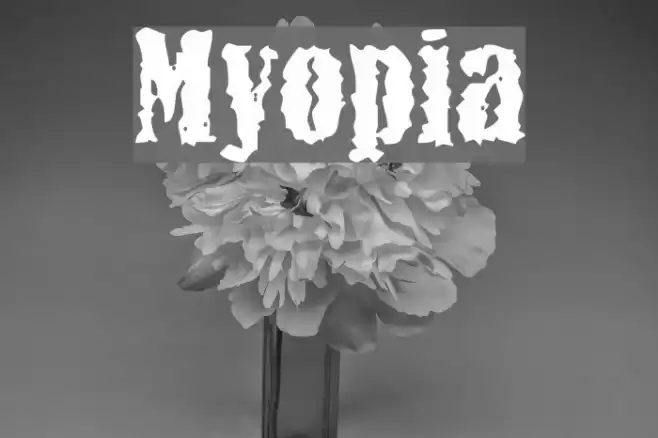Myopia Шрифта examples