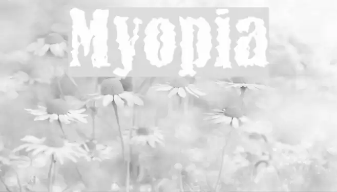 Myopia Шрифта examples